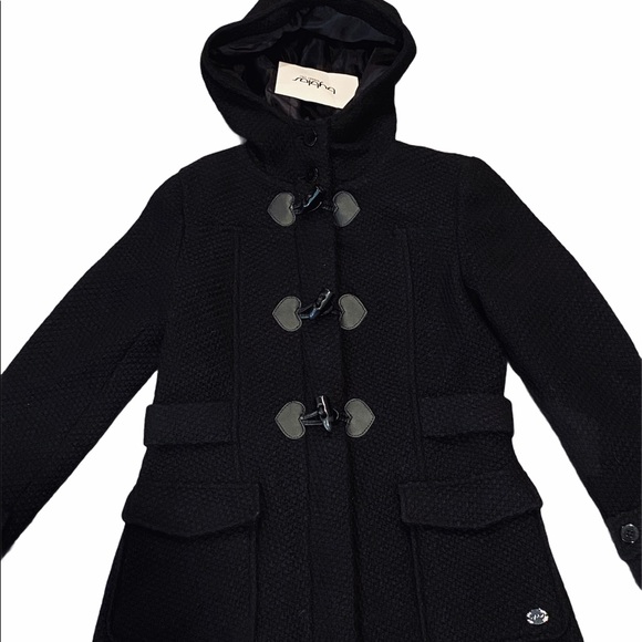 BYBLOS**Black Wool Toggle Coat**Age 2 & 8**$485 - Picture 4 of 9